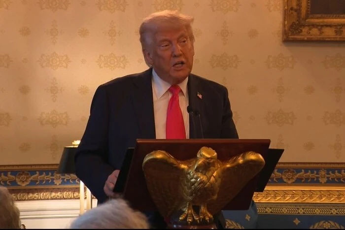 Trump hielt ein Ostergebet und Abendessen im Weißen Haus ab