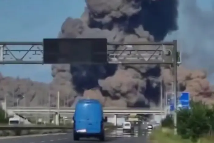 Pod Żytomierzem doszło do wybuchu na stacji benzynowej (wideo)