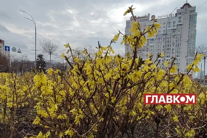 Теплое солнце и облака на небе