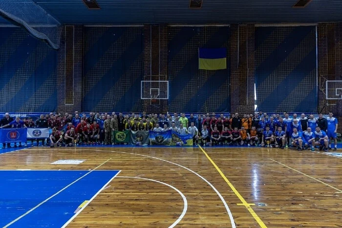 Die nationale Garde der Ukraine veranstaltete eine Futsal-Meisterschaft in Kiew