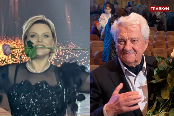 Mit einer Rose im Mund. Wer den legendären Dichter Wadim Kryshchenko zu seinem 90. Geburtstag gratulierte: Bericht aus dem Palast 'Ukraine'