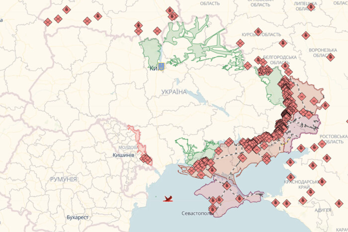 Online-Karte der Kampfhandlungen in der Ukraine am 23. Juni: Situation an der Front