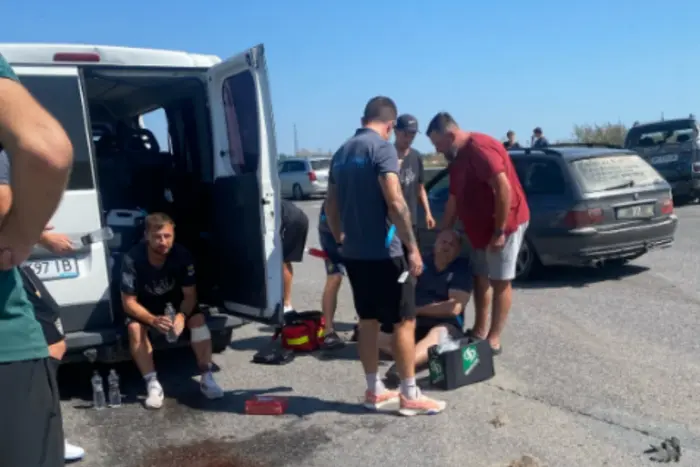 Mikrobus ukraińskiego klubu piłkarskiego wziął udział w wypadku