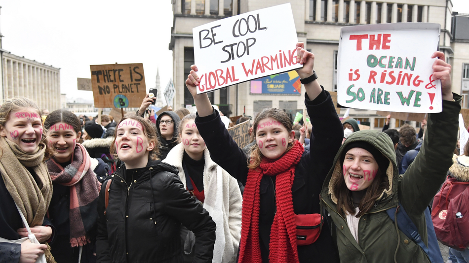 Youth against climate change crisis