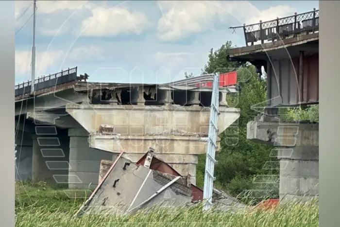 Rosyjscy okupanci skarżą się, że ZS ZS ZS u zniszczyli strategicznie ważny most na Kurszczyźnie (zdjęcie)