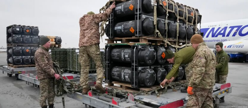 Схематическое изображение военных действий на карте Украины