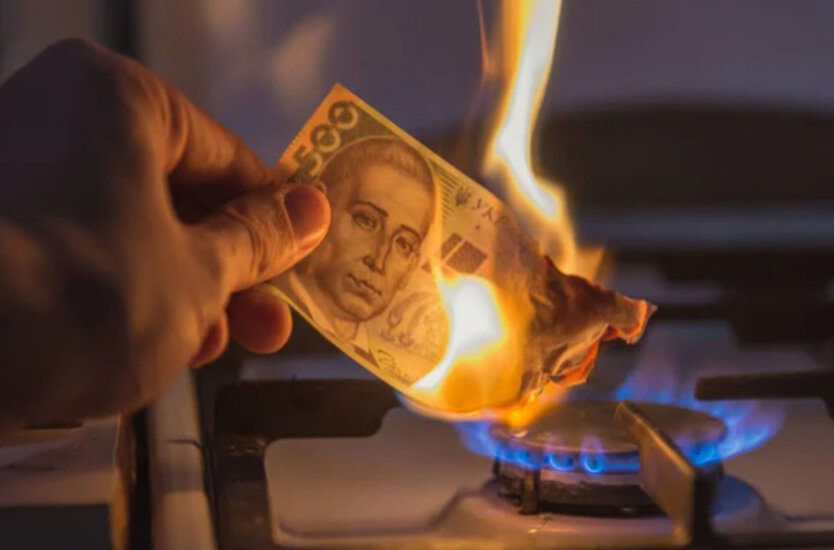 Квитанция на оплату газа в долг