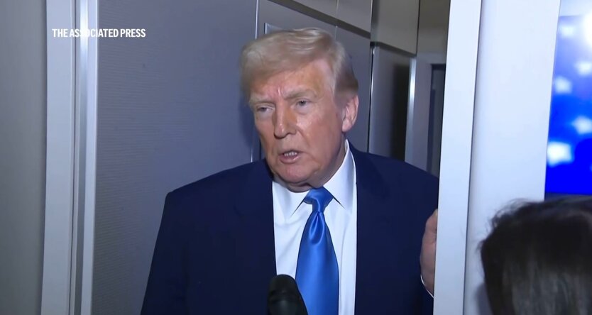 Trump commented on the market decline