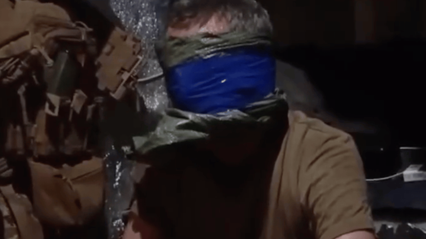 Под Харьковом бойцы взяли в плен российского военнослужащего — видео допроса